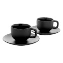 Caturra Plus black  cappuccino cup set 