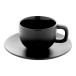 Caturra Plus black  cappuccino cup set 