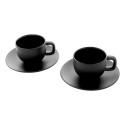 Caturra Plus black  cappuccino cup set 