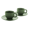 Caturra Plus green  cappuccino cup set 