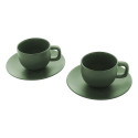 Caturra Plus green  cappuccino cup set 