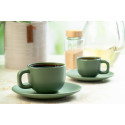 Caturra Plus green  cappuccino cup set 