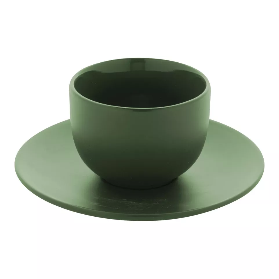 Caturra Plus green  cappuccino cup set 