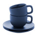 Caturra Plus dark blue  cappuccino cup set 