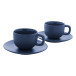 Caturra Plus dark blue  cappuccino cup set 