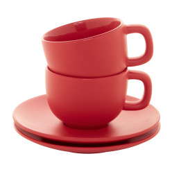 Caturra Plus red  cappuccino cup set 