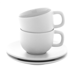 Caturra Plus white  cappuccino cup set 
