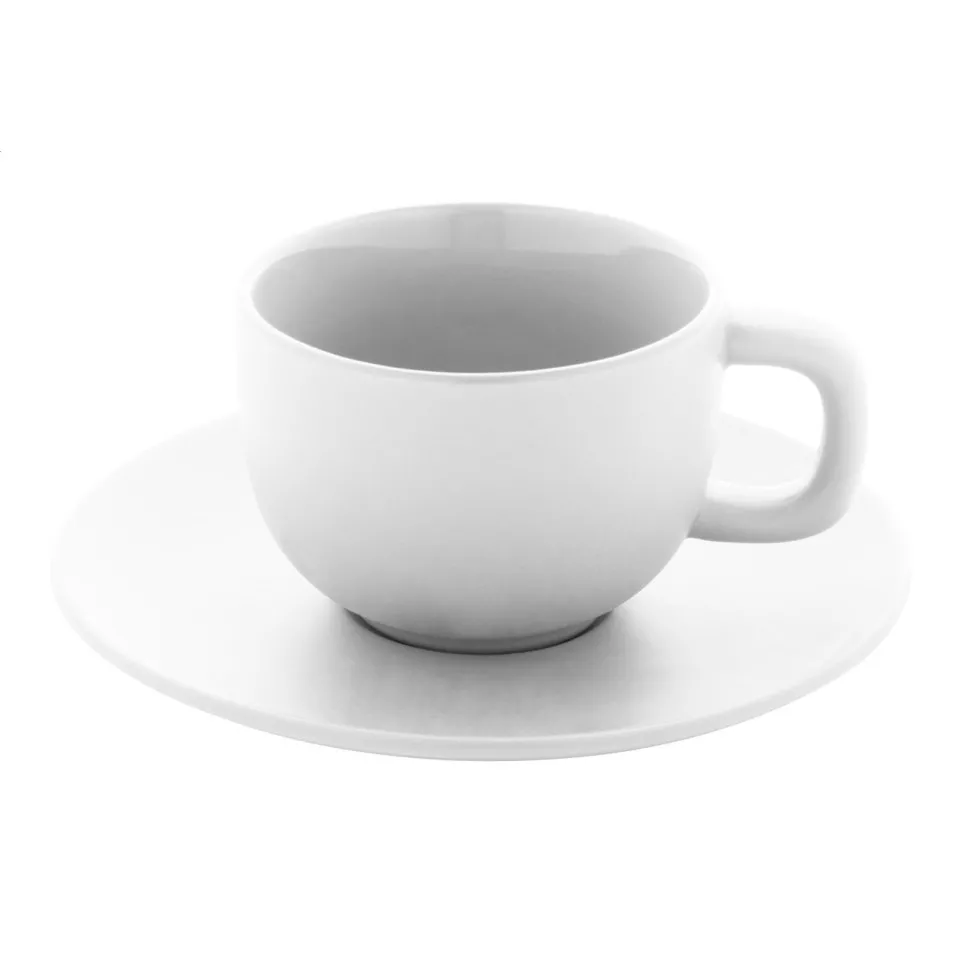 Caturra Plus white  cappuccino cup set 