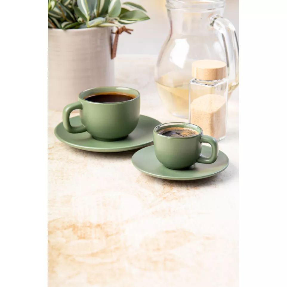 Caturra green  espresso cup set 