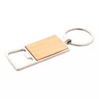Boppen natural  bottle opener keyring 