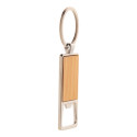 Boppen natural  bottle opener keyring 