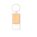 Boppen natural  bottle opener keyring 