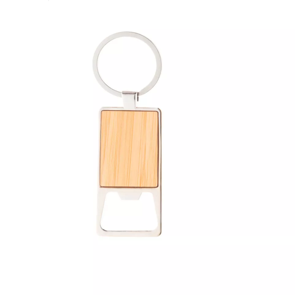 Boppen natural  bottle opener keyring 
