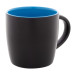 Sculptus blue black mug 