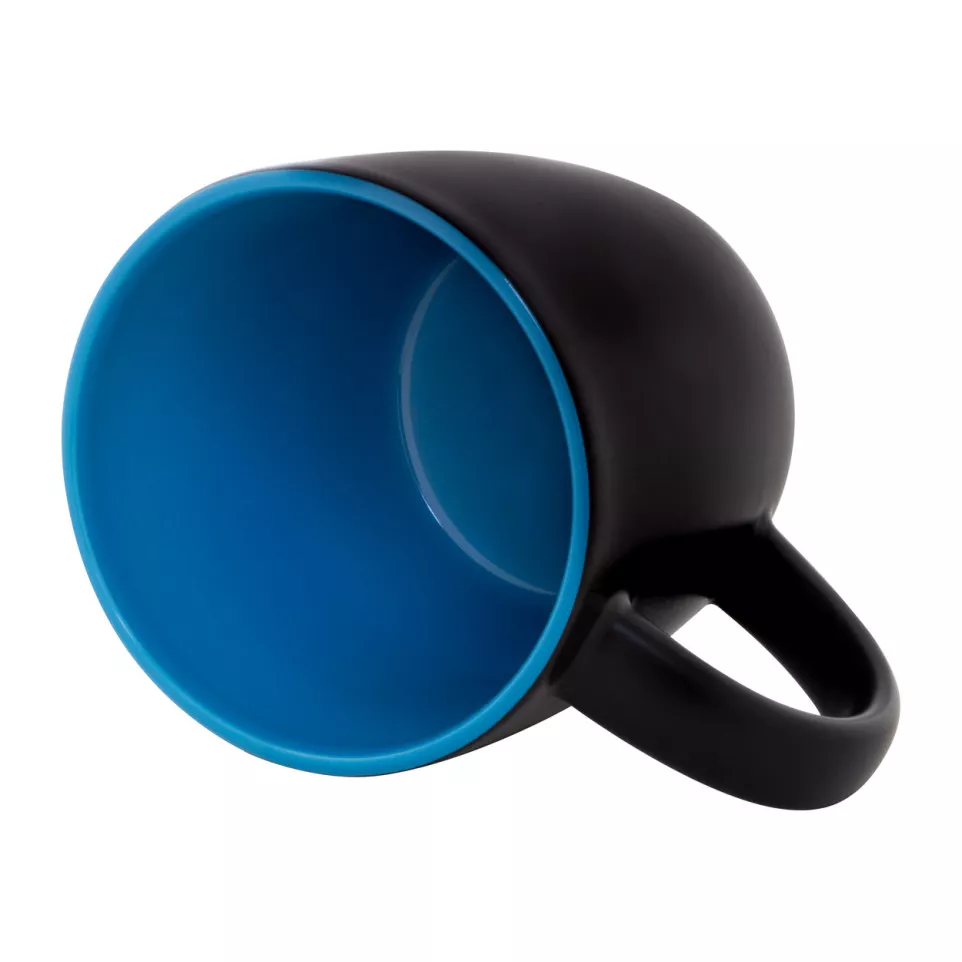 Sculptus blue black mug 