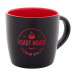 Sculptus red black mug 