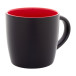 Sculptus red black mug 