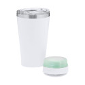 Duxen white  thermo cup with speaker 