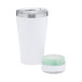 Duxen white  thermo cup with speaker 