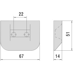 CISA Adjustable Black Floor...