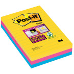 Post-it Super Sticky notes...