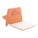 CreaStick Xmas Eco natuurlijk  custom made sticky notitieblok, ster 