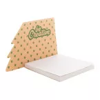 CreaStick Xmas Eco natural  custom sticky notepad, Christmas tree  