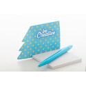 CreaStick Xmas white  custom sticky notepad, Christmas tree  