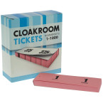 Numbered Cloakroom Ticket...