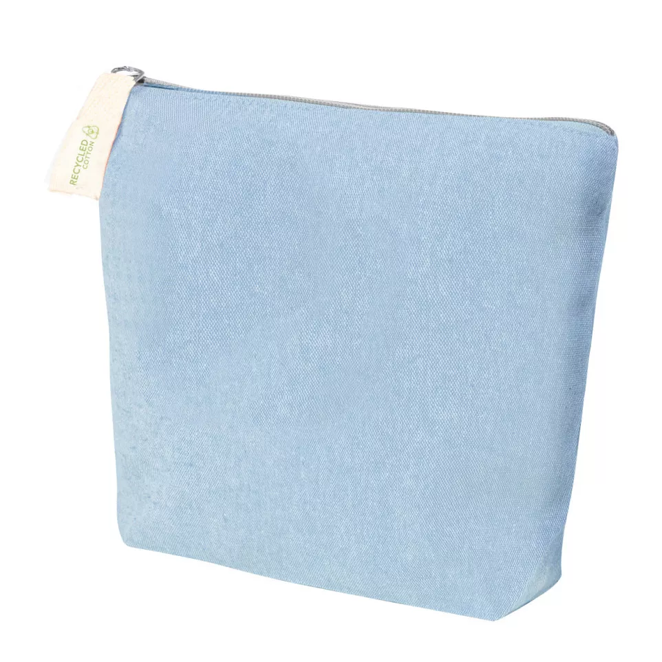 Rebix licht blauw  make-up tasje 