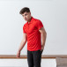 Noran red  RPET polo shirt XL