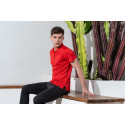 Noran red  RPET polo shirt XL