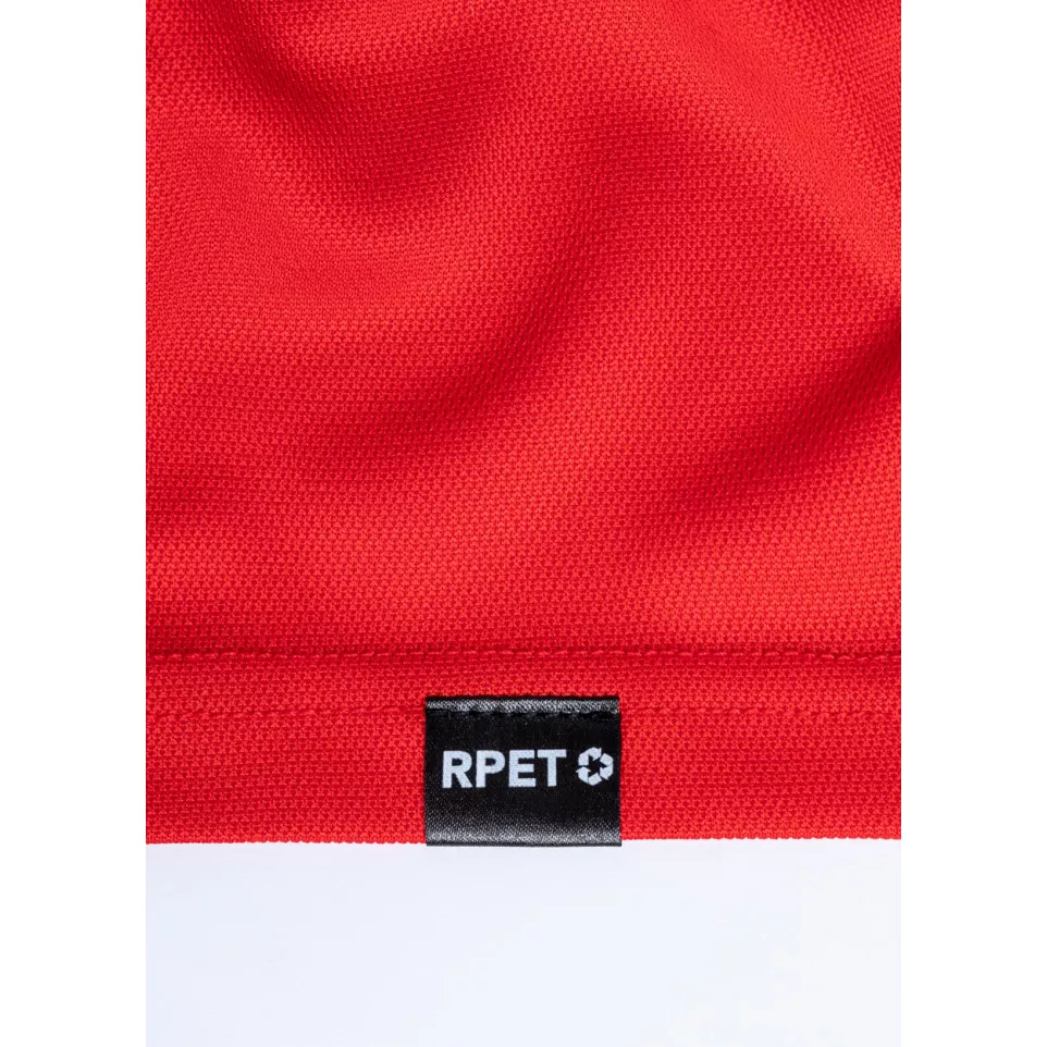 Noran red  RPET polo shirt XL