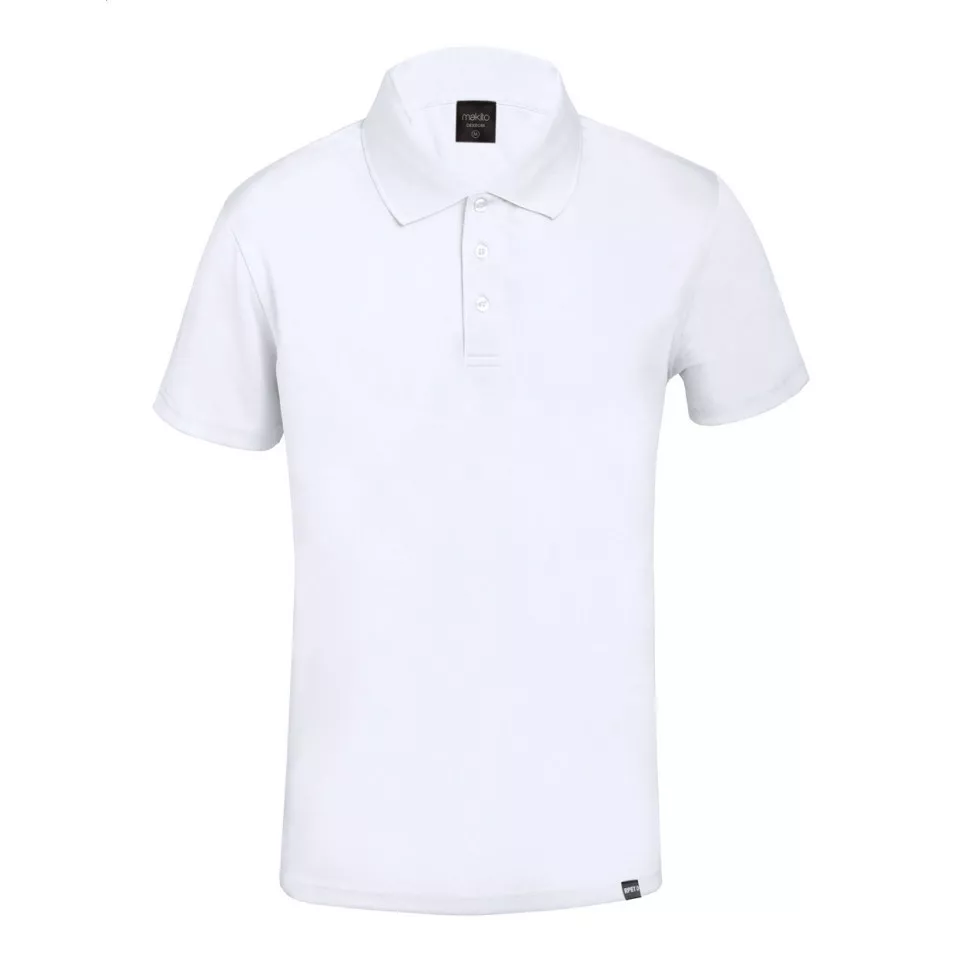 Noran wit  RPET-poloshirt XXL