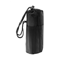 Drizzle black  poncho 