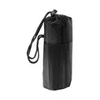 Drizzle black  poncho 