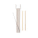 Piltu natural  bamboo straw set 