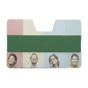 StriCard green white card holder wallet 