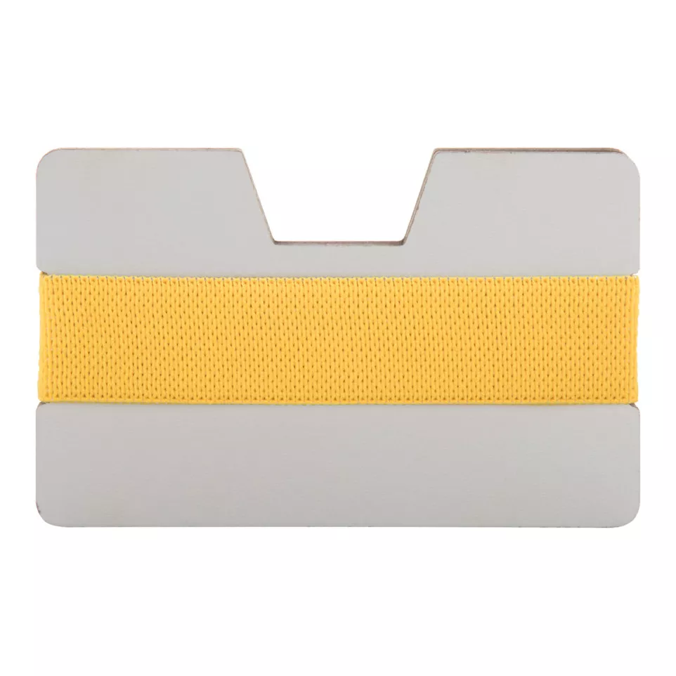 StriCard yellow white card holder...