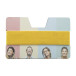 StriCard jaune blanc porte-cartes 