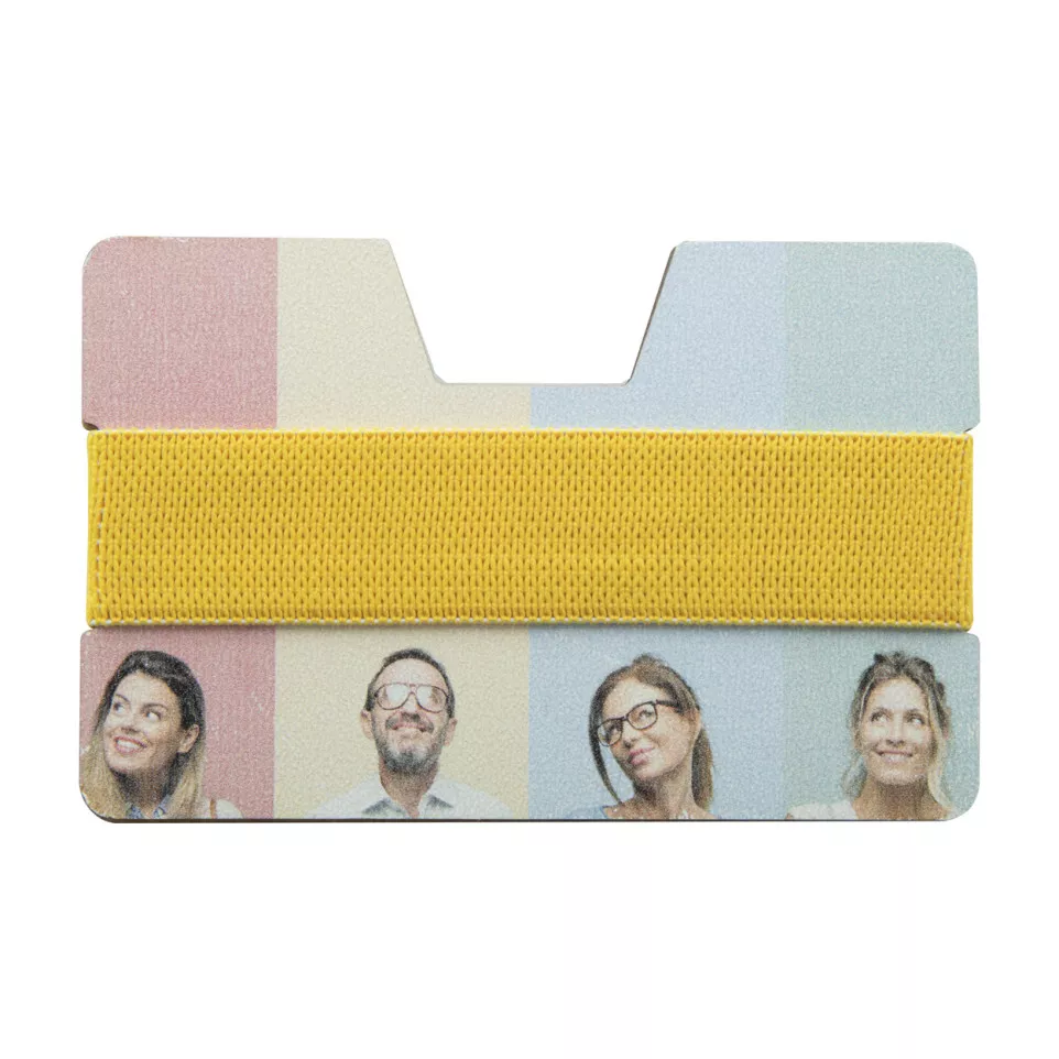 StriCard jaune blanc porte-cartes 