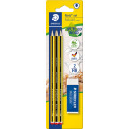 BL 3X CRAYON / 1X GOMME NORIS