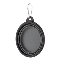 Chappy grey  dog bowl 