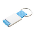 Poxil light blue silver keyring 