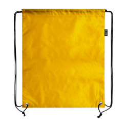 Redraw yellow  RPET drawstring bag 
