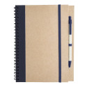 Platanus A5 dark blue natural notebook 