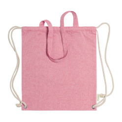 Holbery roze  trekkoord tas 