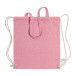 Holbery roze  trekkoord tas 