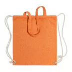 Holbery orange  drawstring bag 