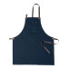James dark blue  cotton apron 